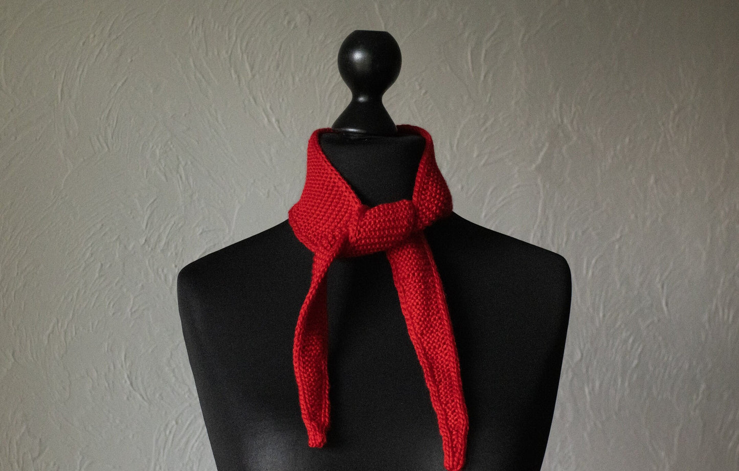 Short Neck Scarf / Knitted Headband – 100% Merino Wool, Handmade in Various Colors