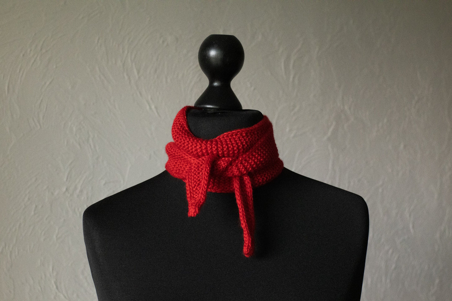 Short Neck Scarf / Knitted Headband – 100% Merino Wool, Handmade in Various Colors