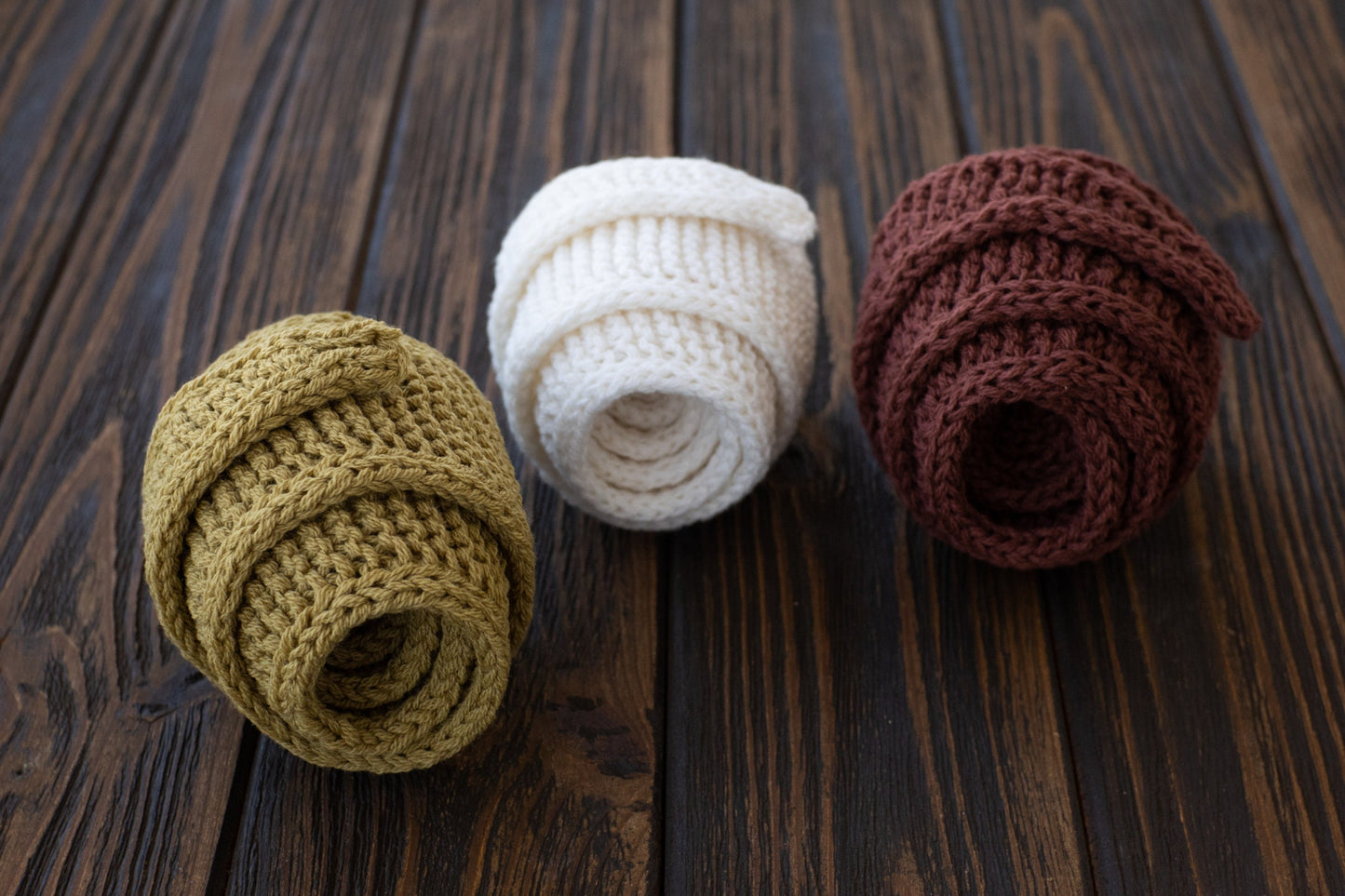 Cashmere/Merino Wool Blend Scarf, Unisex Knitted Neck Scarf