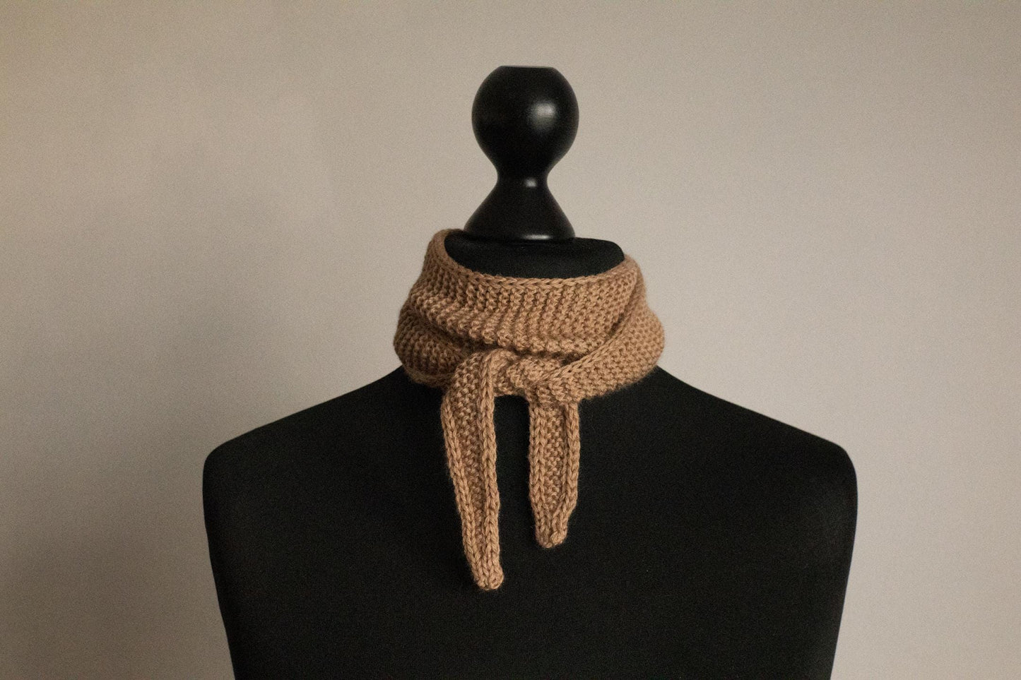 Short Neck Scarf / Knitted Headband – 100% Merino Wool, Handmade in Various Colors