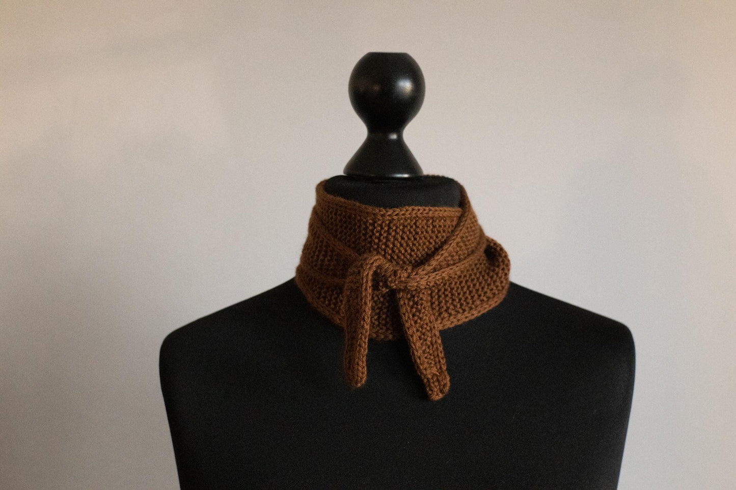 Short Neck Scarf / Knitted Headband – 100% Merino Wool, Handmade in Various Colors