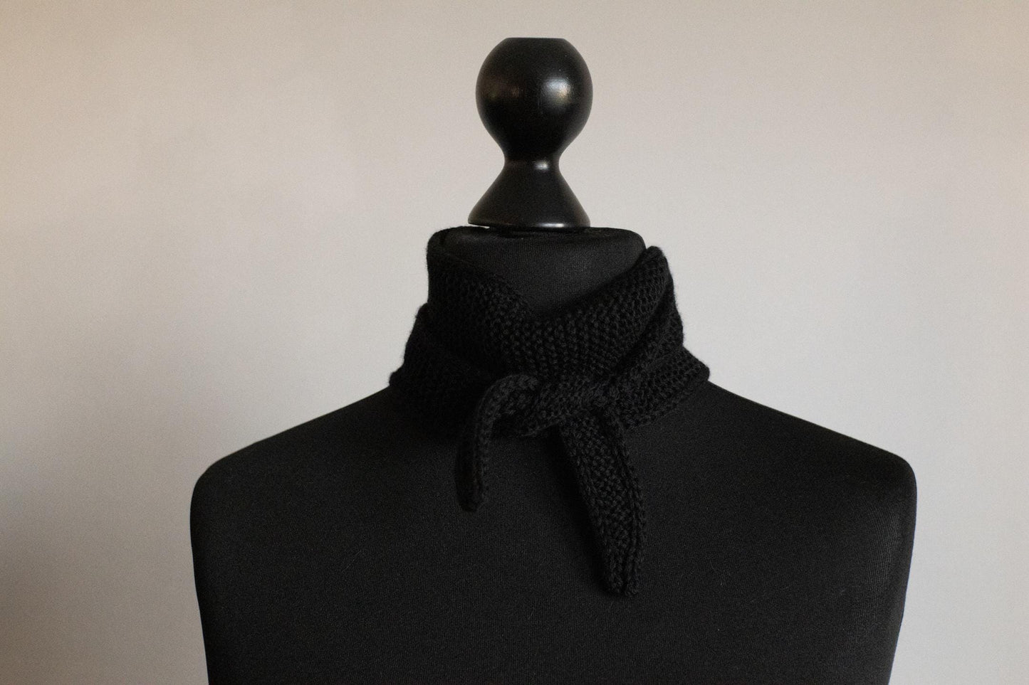 Short Neck Scarf / Knitted Headband – 100% Merino Wool, Handmade in Various Colors