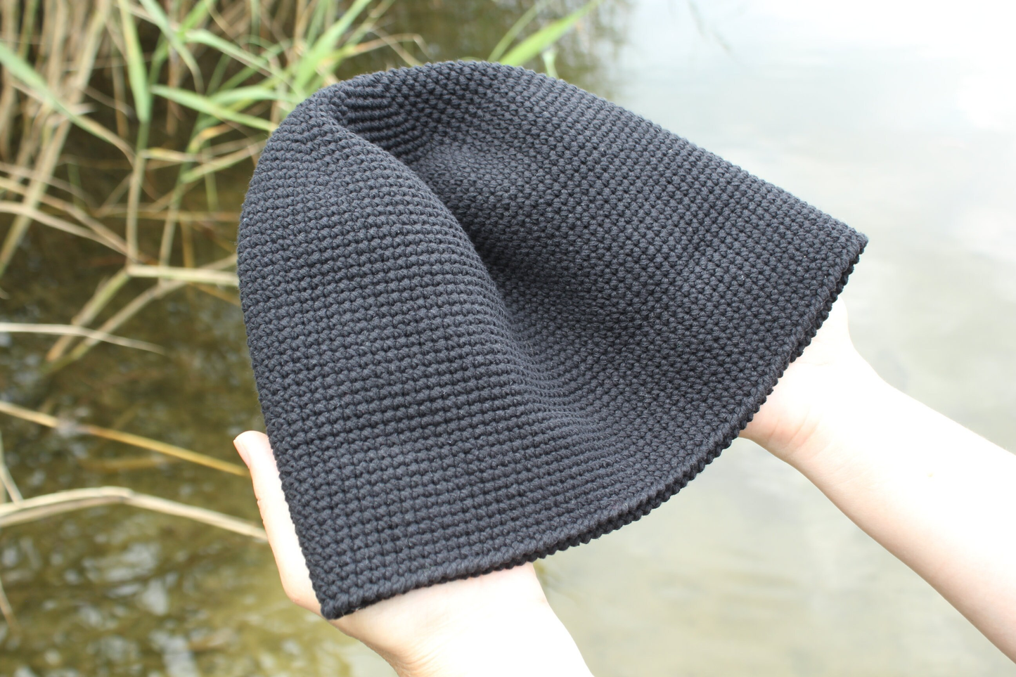 Fisherman Beanie Hat, Cotton Short Hat, Skull Cap for Men, Crochet Hat