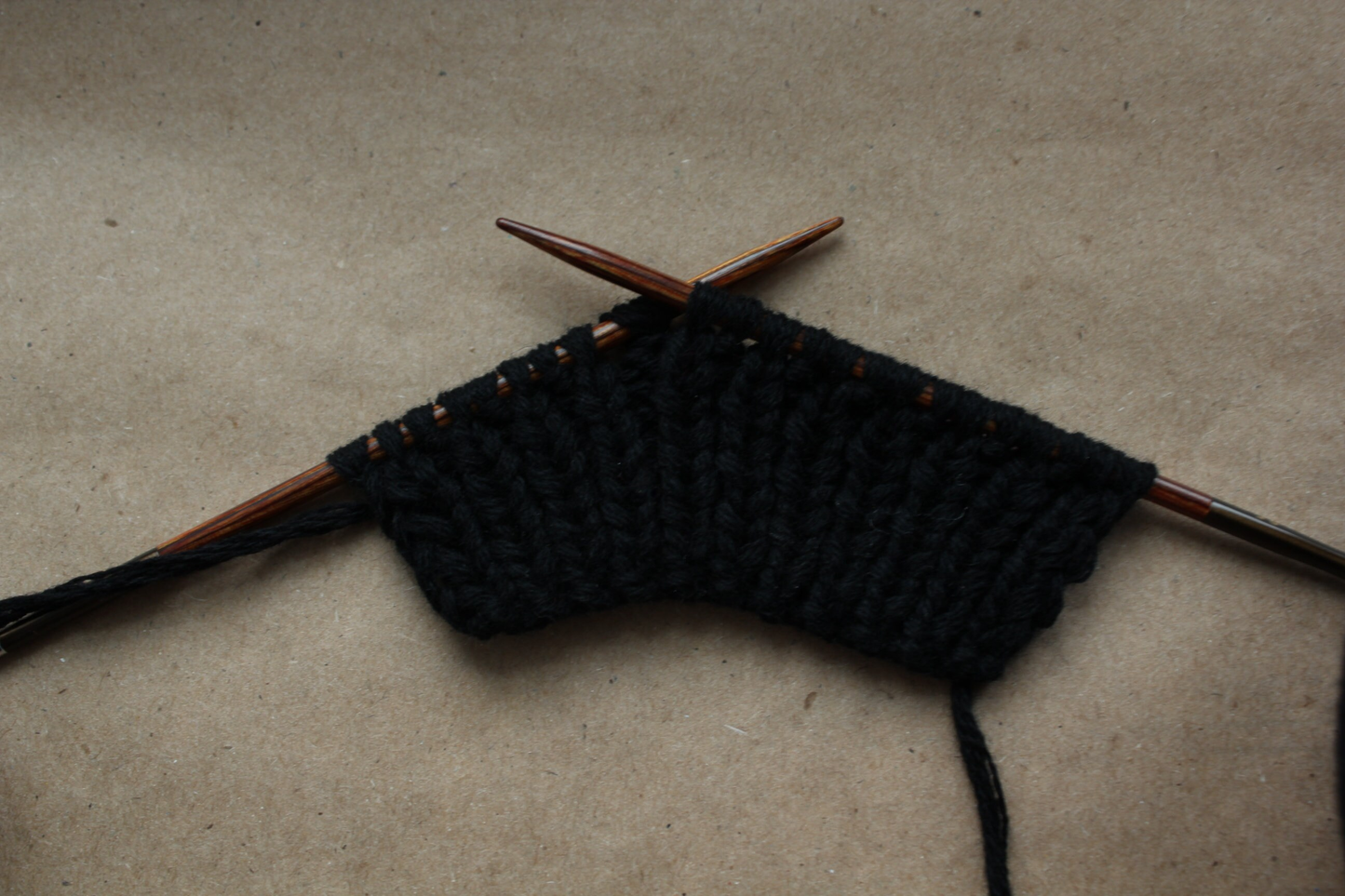 Cashmere Merino Wool Blend Hat, Handknit Ribbed Beanie, Adjustable Cuffed Unisex Winter Hat
