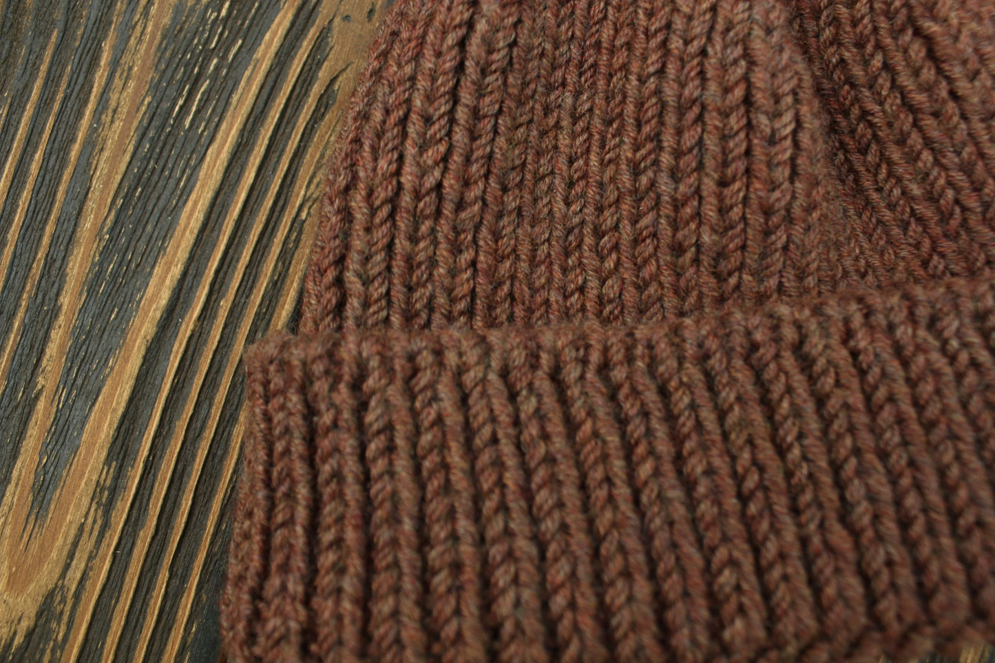 Short Cuffed Beanie, Watch Cap, Ribbed Fisherman Beanie, Handmade Knit Hat, 100% Merino Wool Unisex Hat, Lightweight Beanie