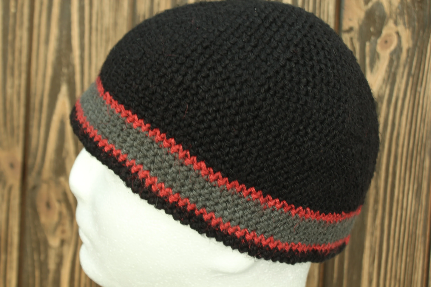 100% Hemp Summer Hat, Crochet Skull Cap, Men’s Eco-Friendly Sun Hat, Handmade Hemp Beanie, Boho Hippie Hat"