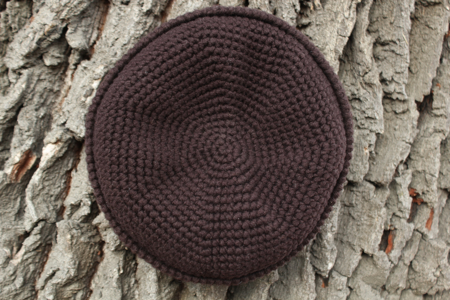 Fisherman Beanie – 100% Merino Wool, Handmade Crochet Watch Cap