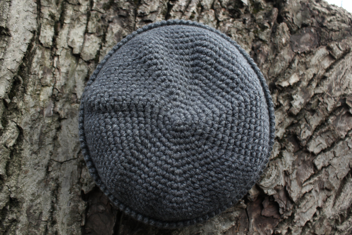 Fisherman Beanie – 100% Merino Wool, Handmade Crochet Watch Cap