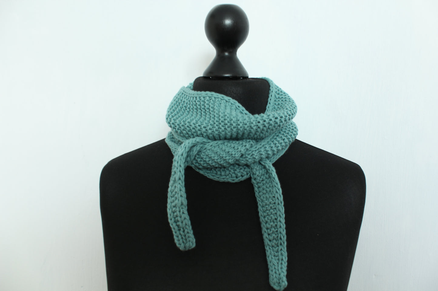 Cashmere / Merino Wool Blend Scarf, Knitted Neck Scarf