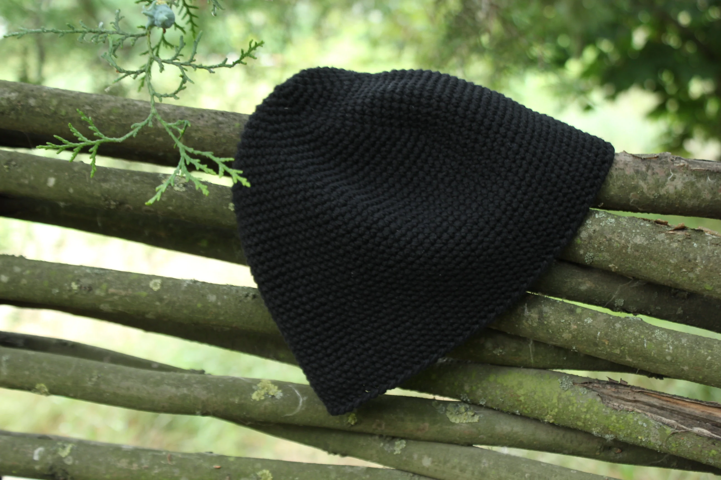 Handmade Men's Kufi, Cotton Men’s Skull Cap, Short Crochet Beanie